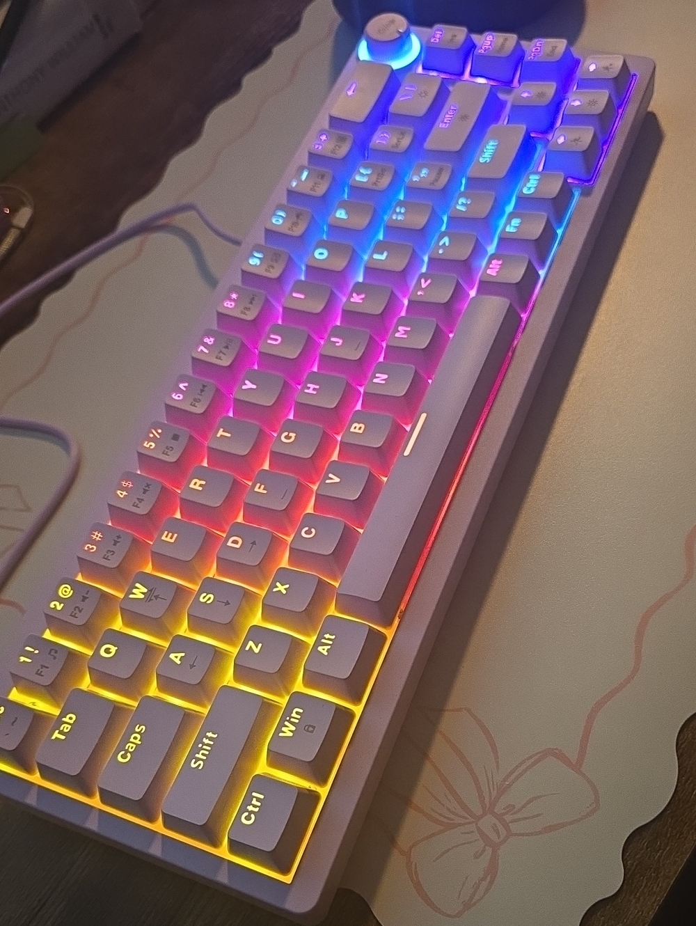 Keyboard With Rainbow Backlight - Picture 3 of 14